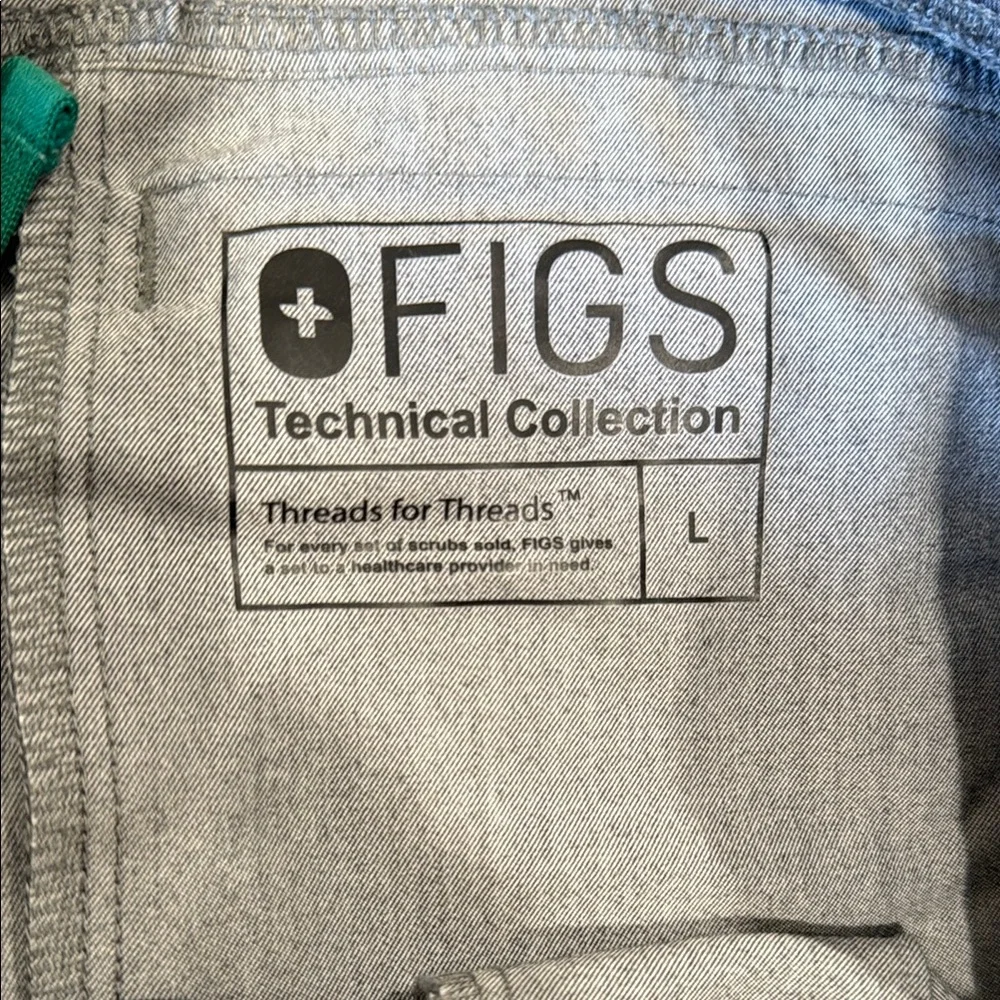 Figs Axim Cargo Scrub Pants Mens L Short 28